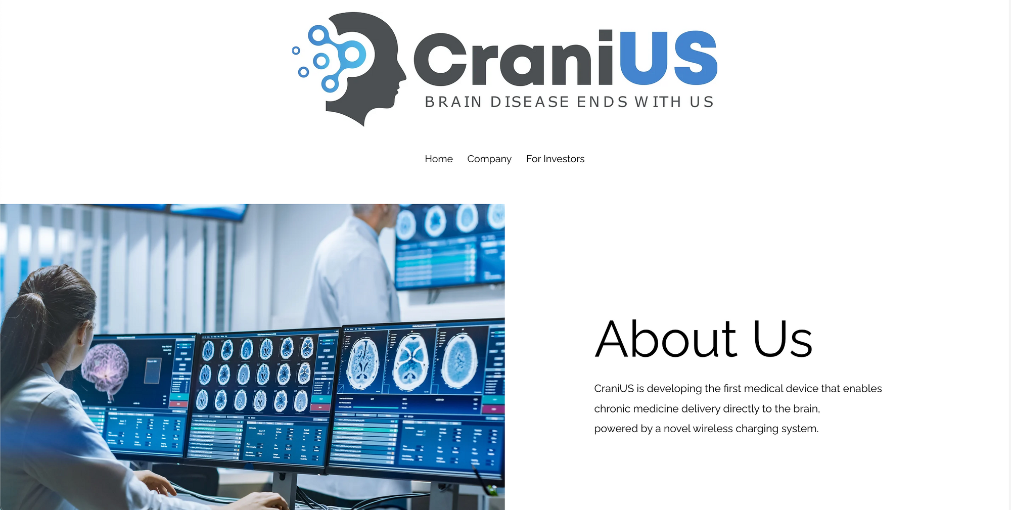 Website of CraniUS