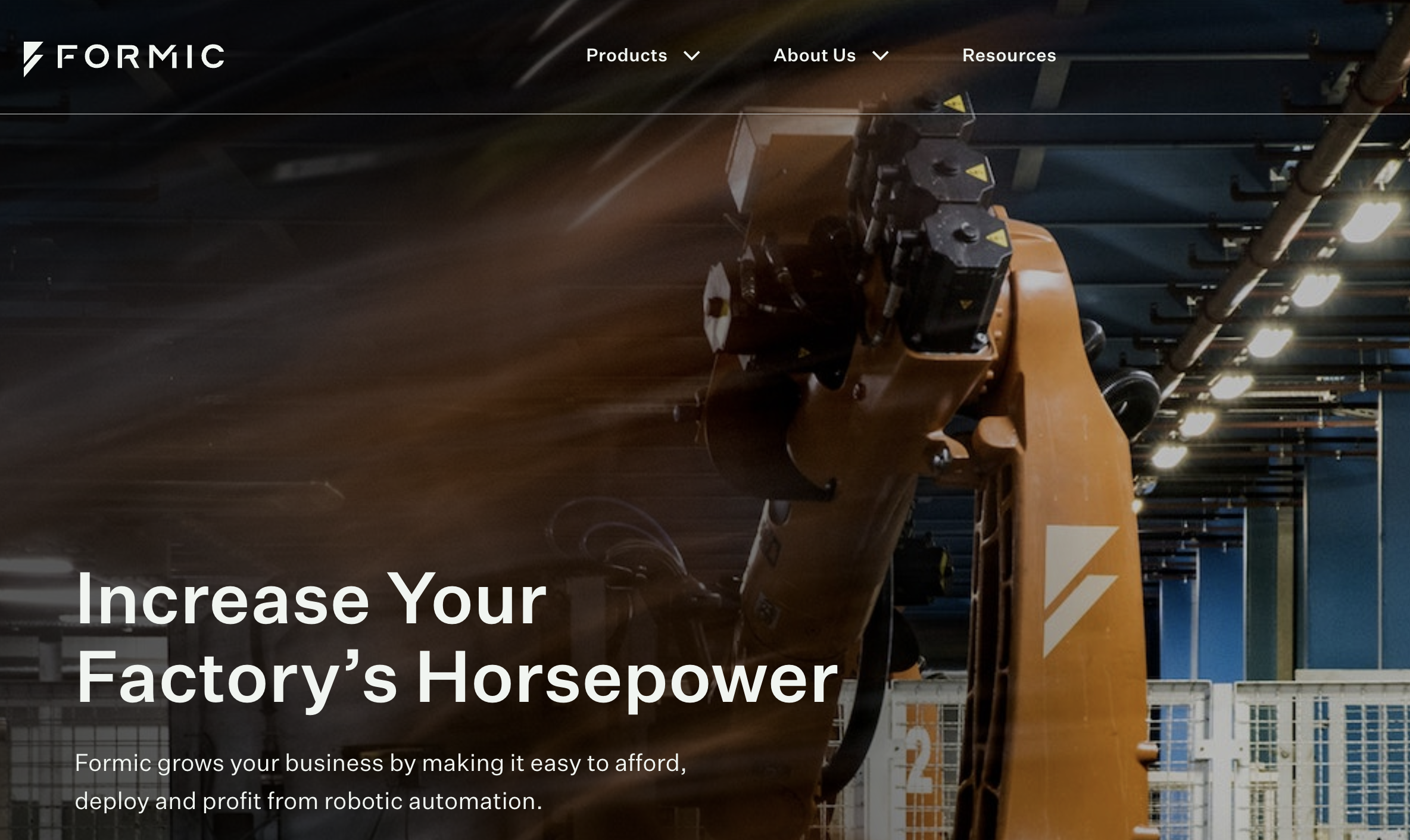Website of Formic Technologies