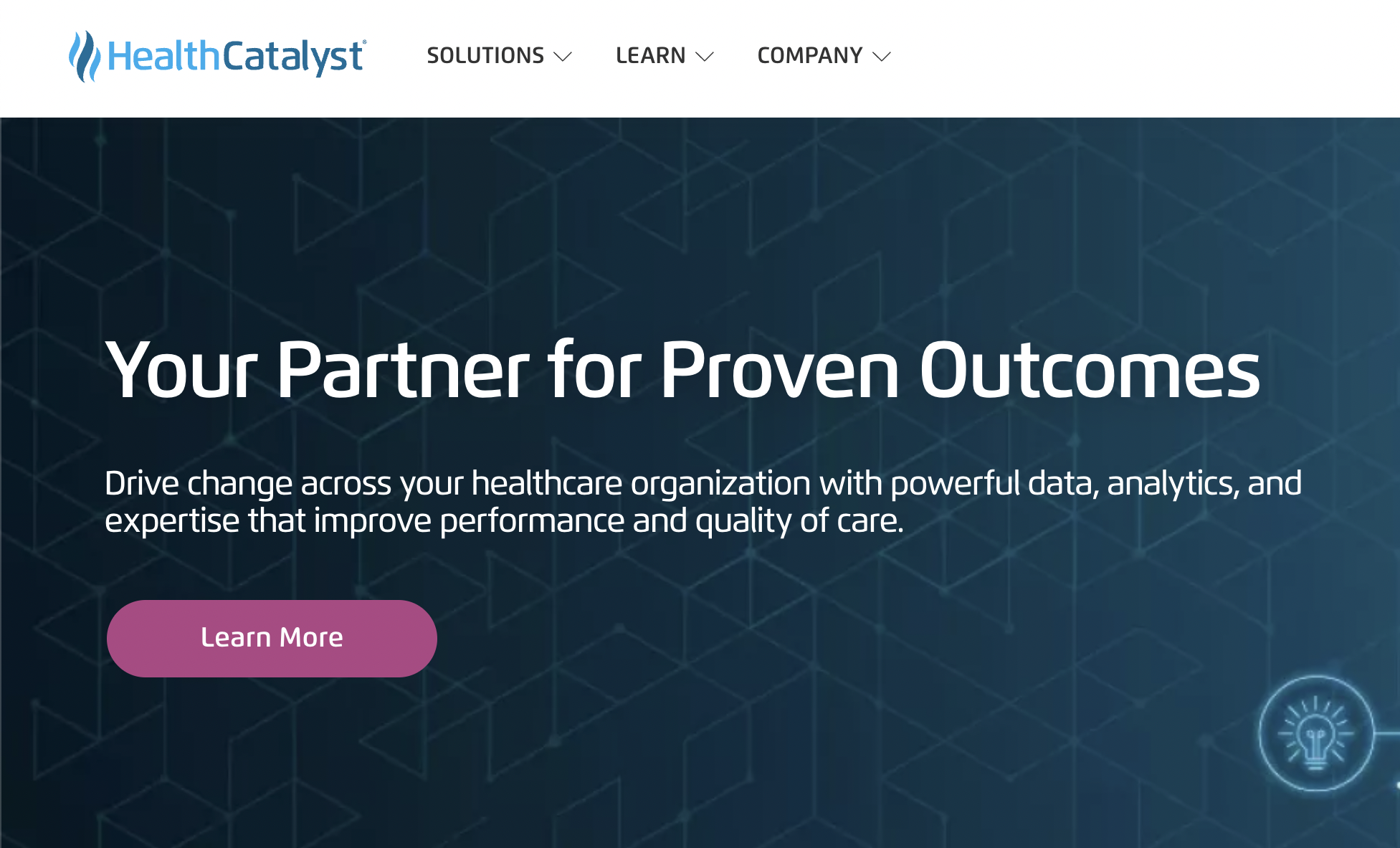 Website of Health Catalyst