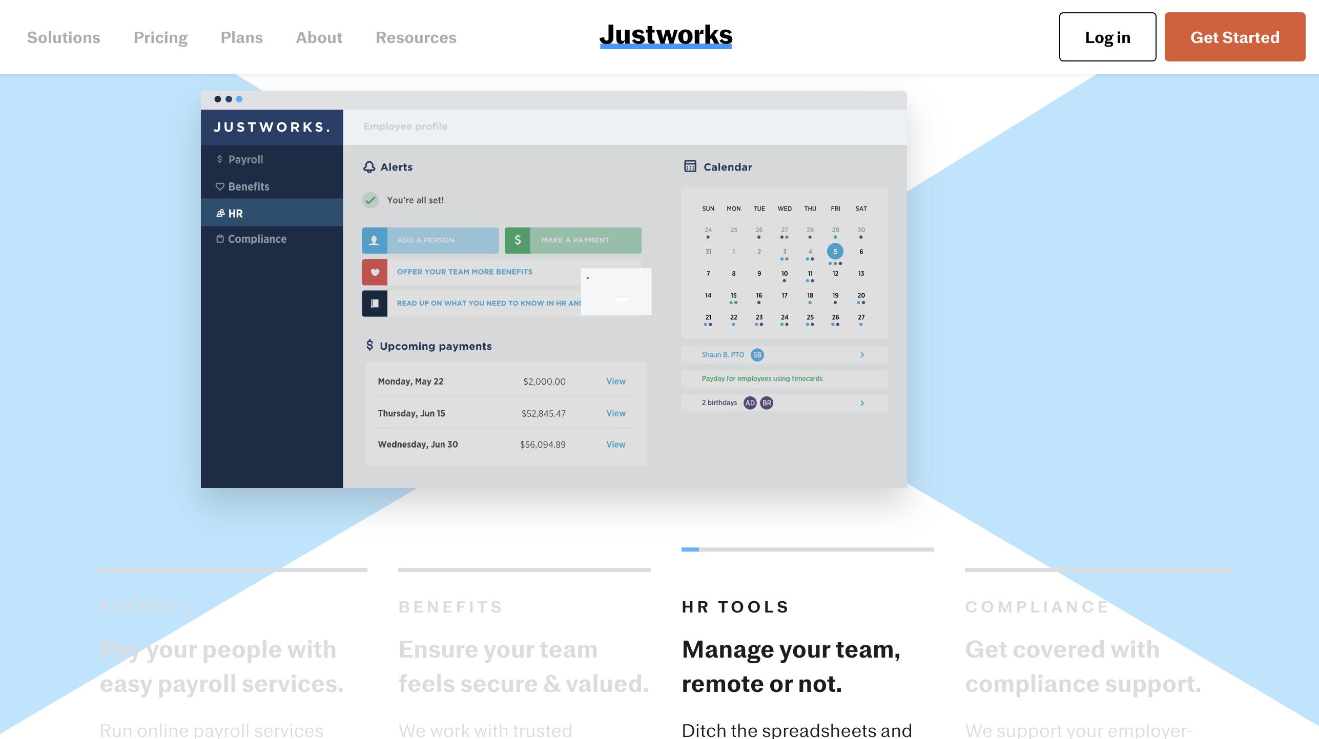 Website of Justworks