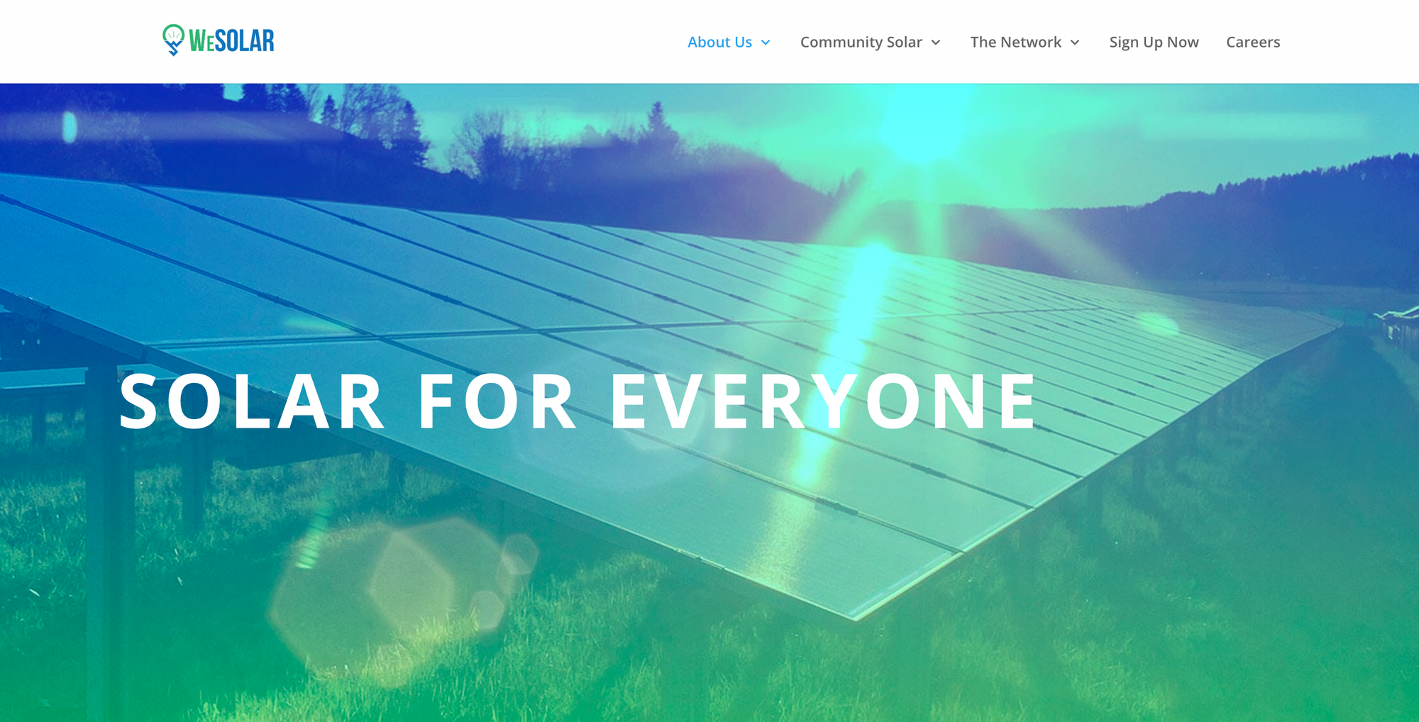 Website of WeSolar