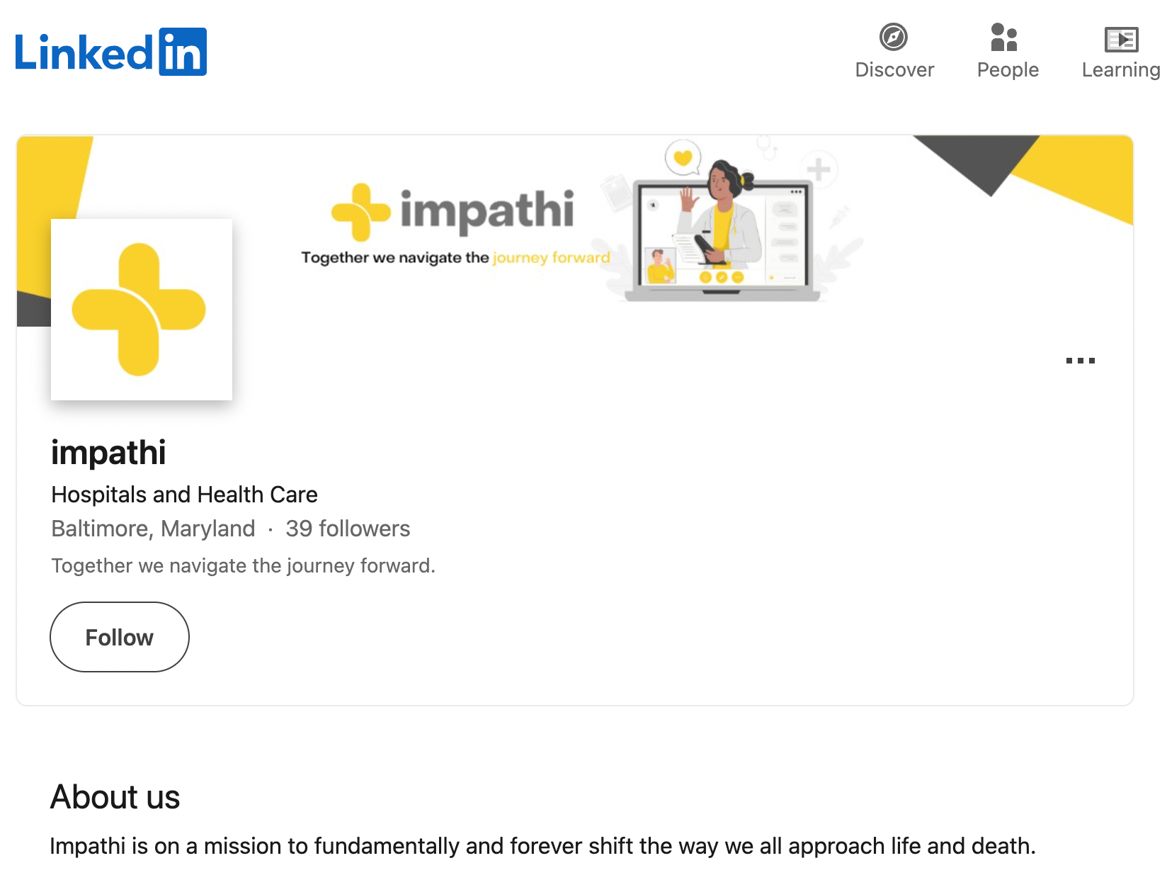 LinkedIn profile of impathi