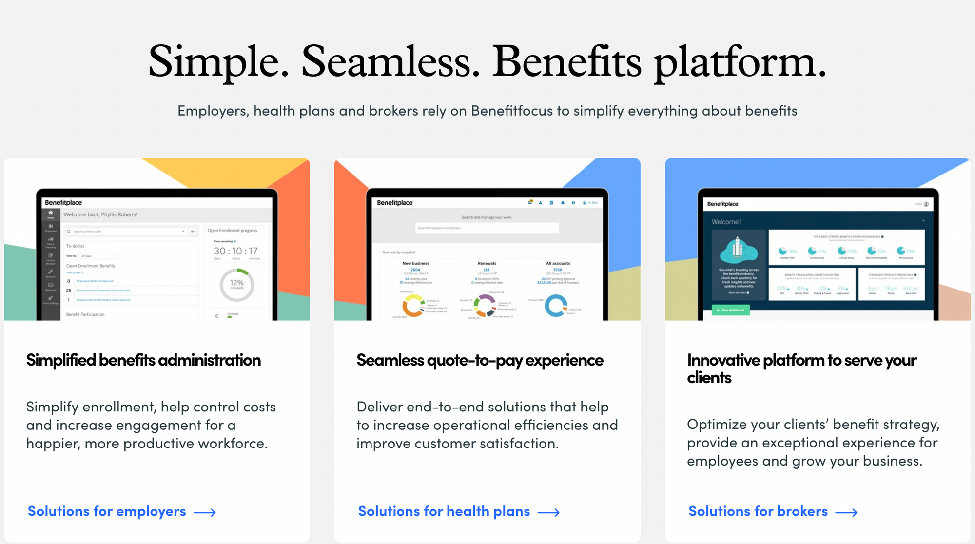 Website of Benefitfocus