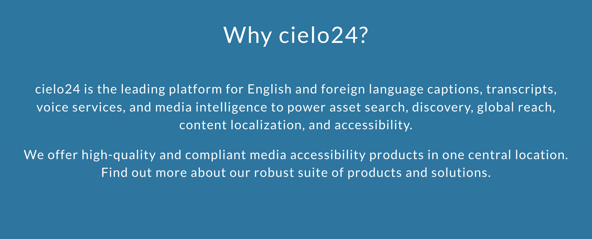 Website of Cielo24
