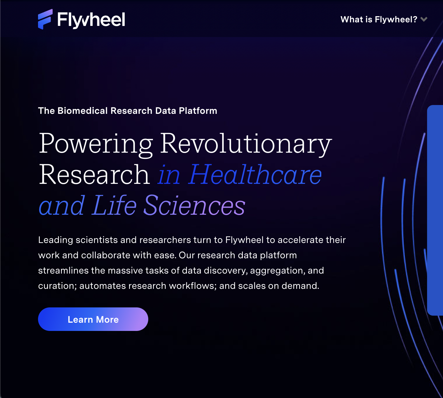 Website of Flywheel.io