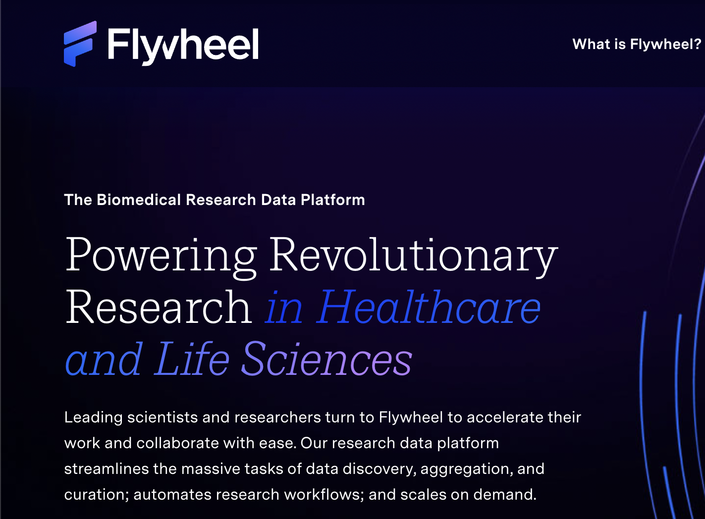 Website of Flywheel.io