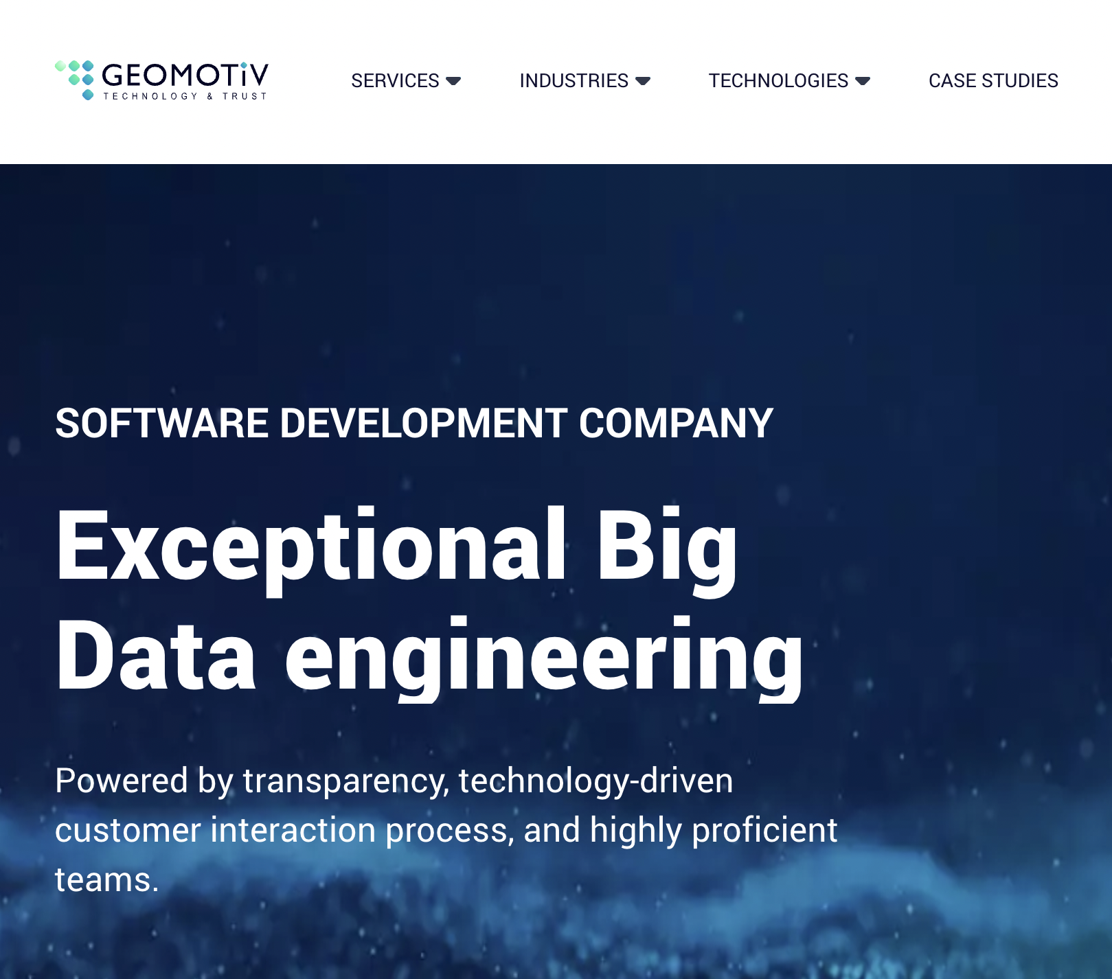 Website of Geomotive