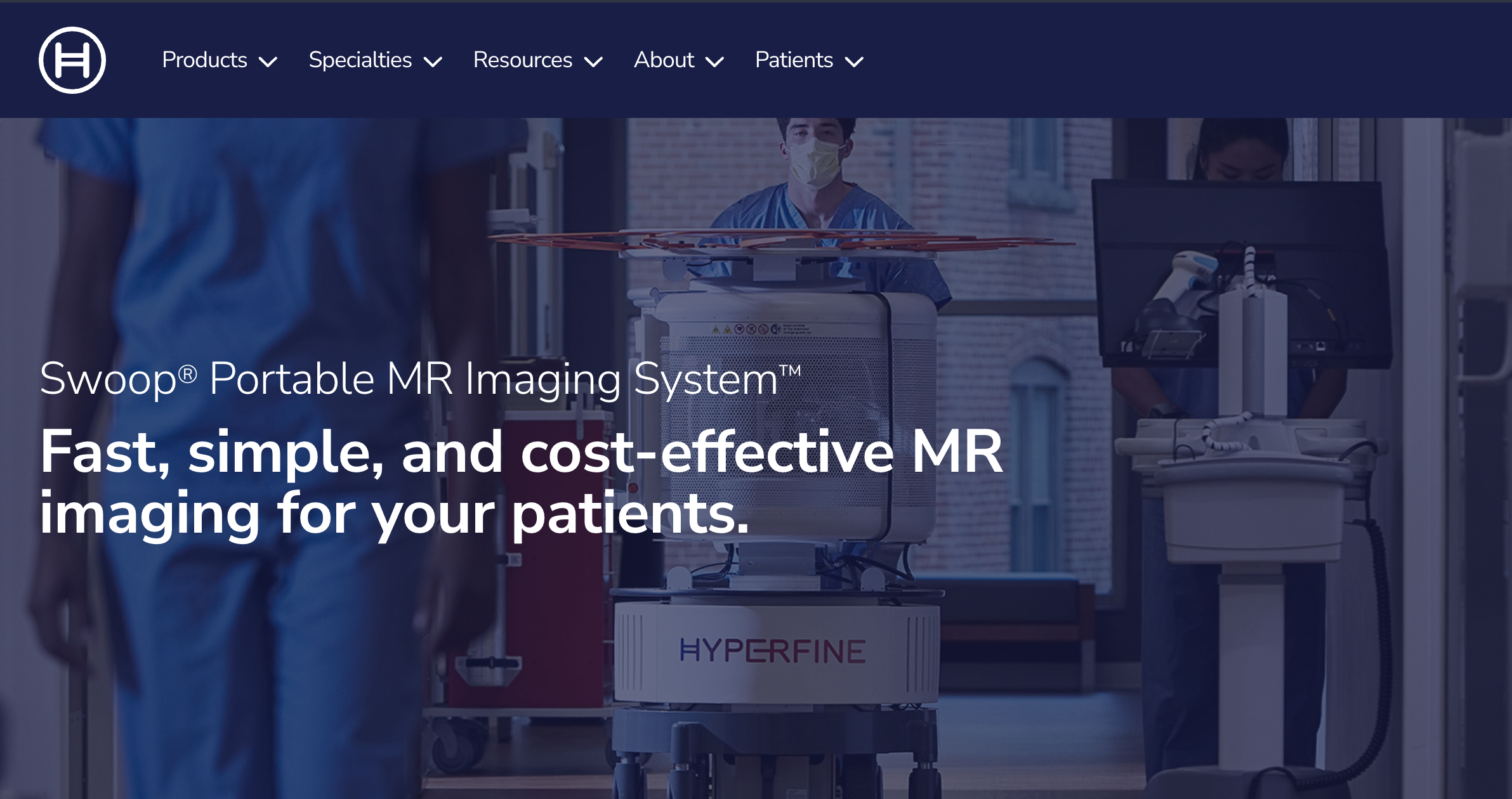 Website of Hyperfine