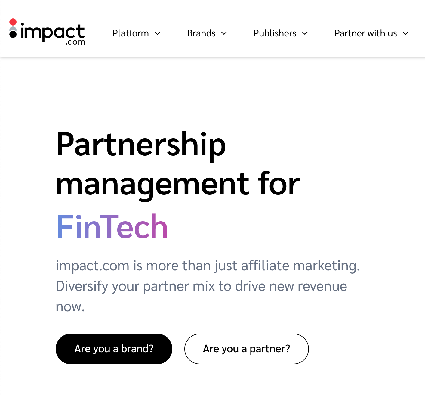 Website of Impact.com
