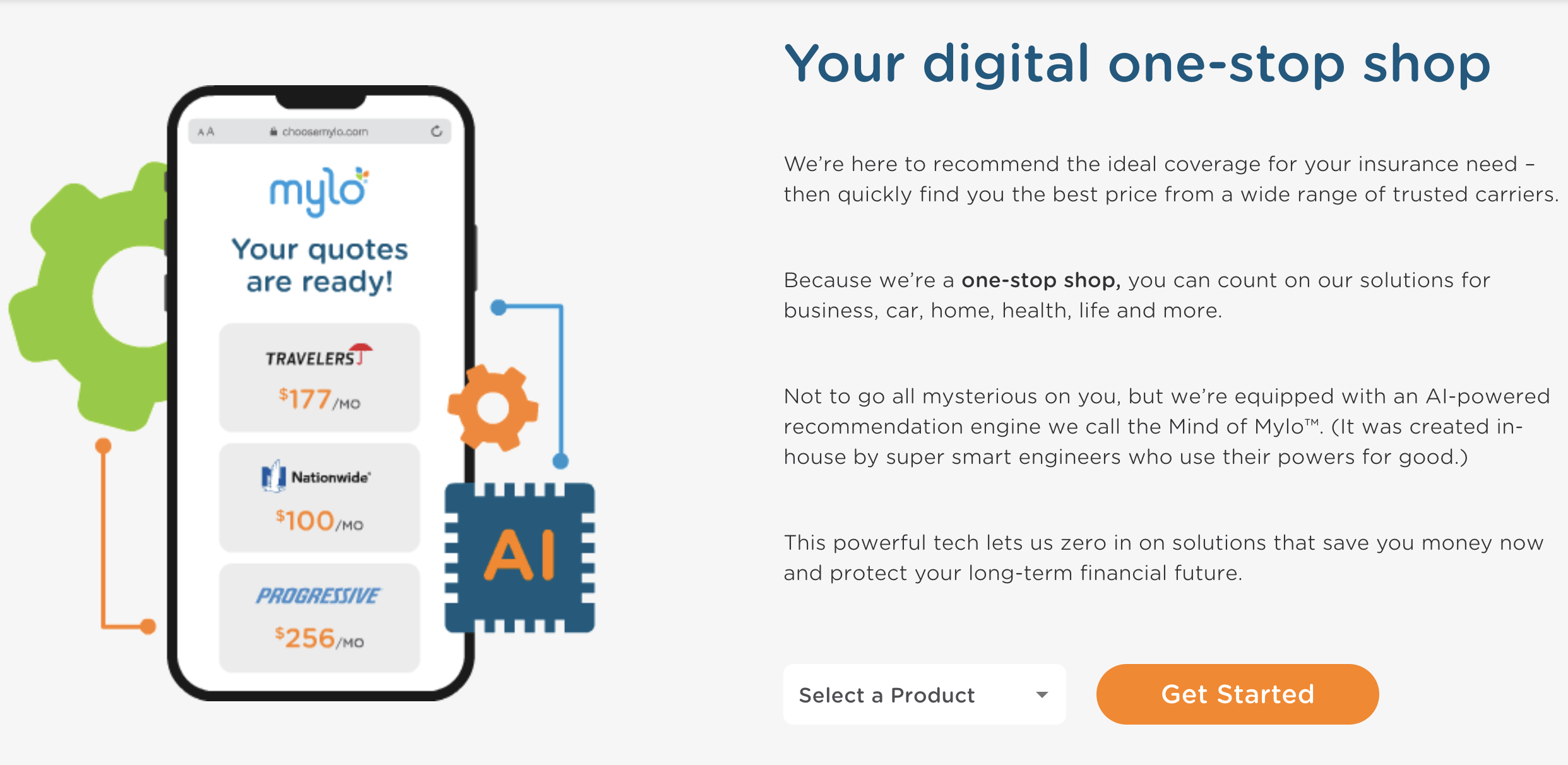 Website of Mylo