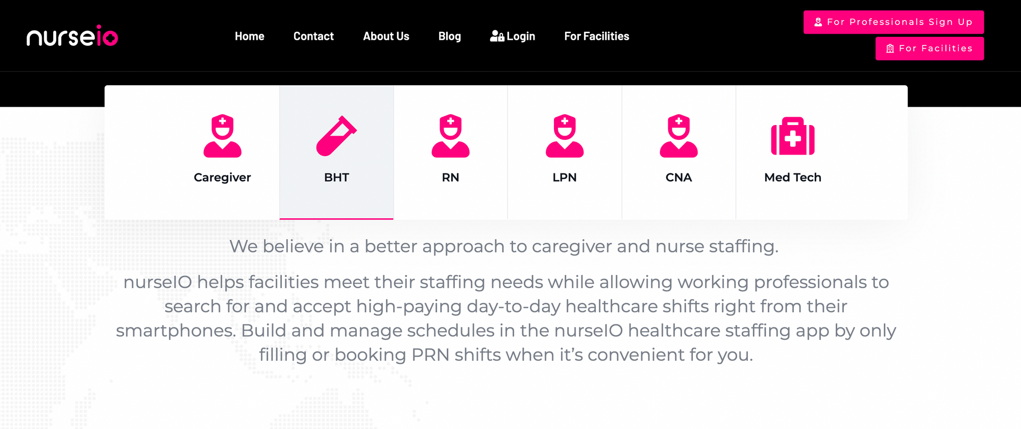 Website of Nurseio