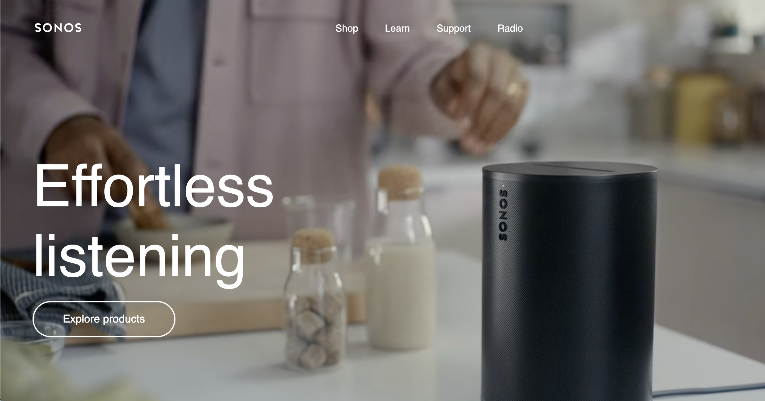 Website of Sonos