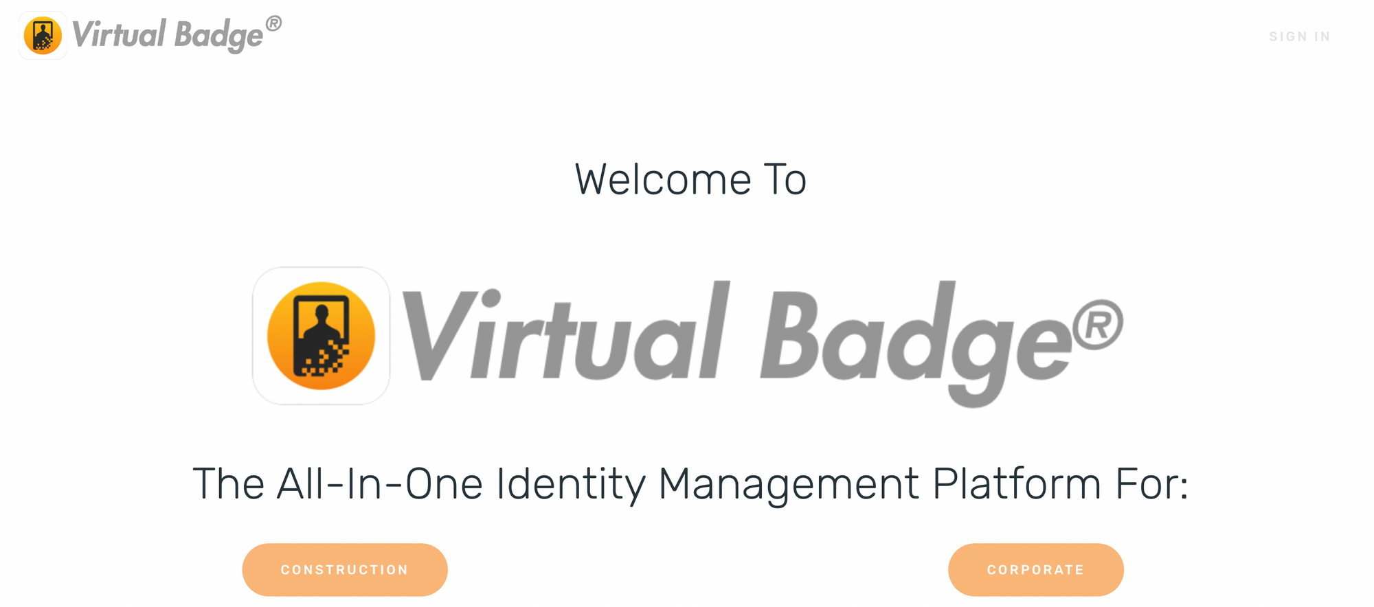 Website of Virtual Badge